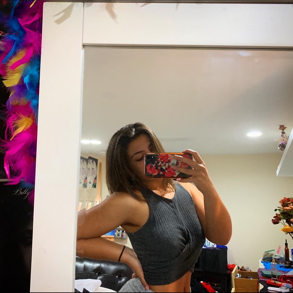 Dee Elly wrapped crop top